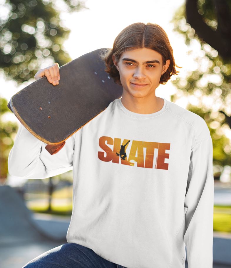 Sunset skate Eco Sweatshirt