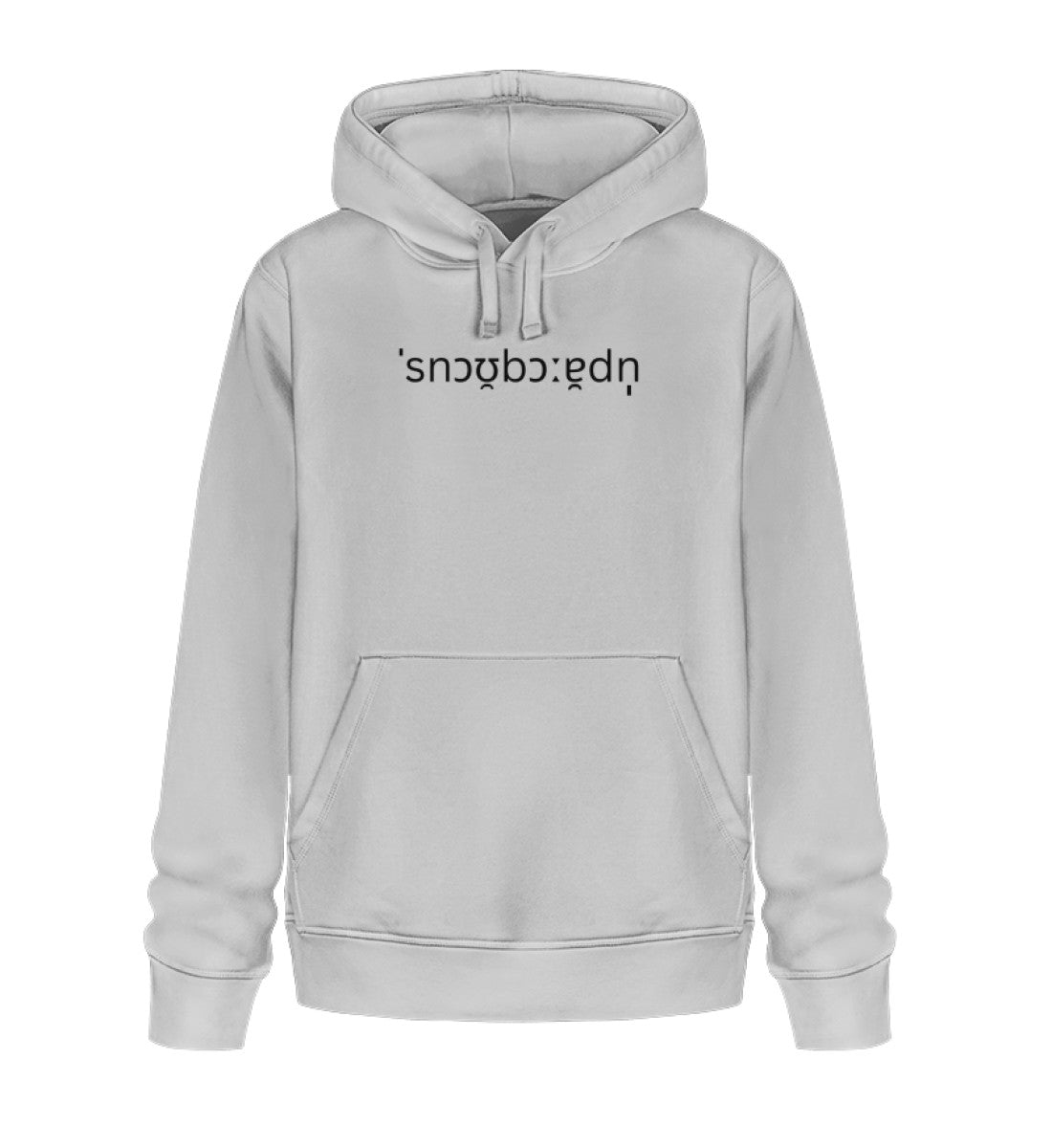 Lautschrift snowboarden Eco Hoodie