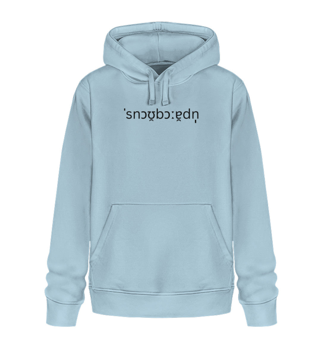 Lautschrift snowboarden Eco Hoodie