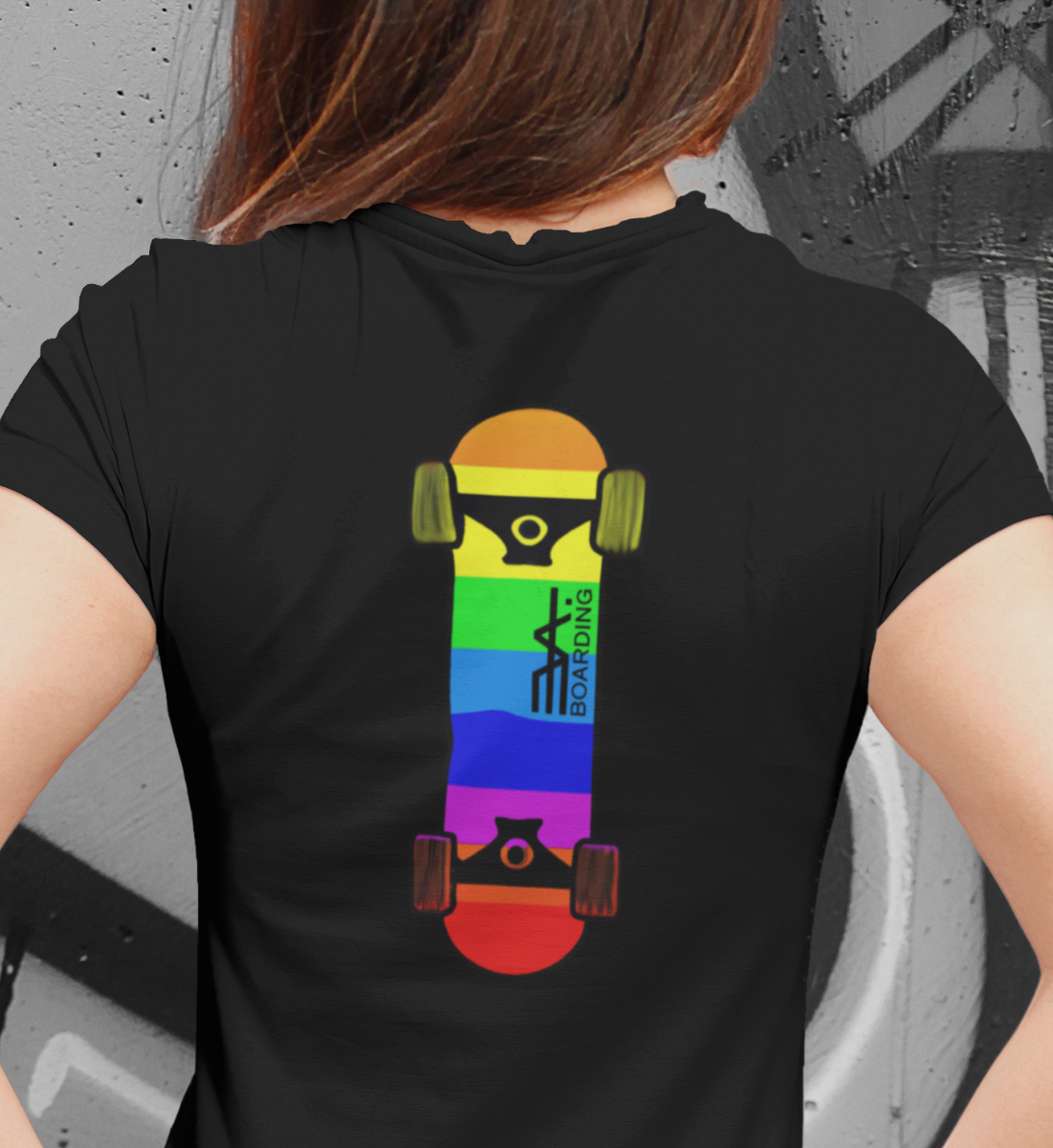 Rainbow Board Eco T-shirt