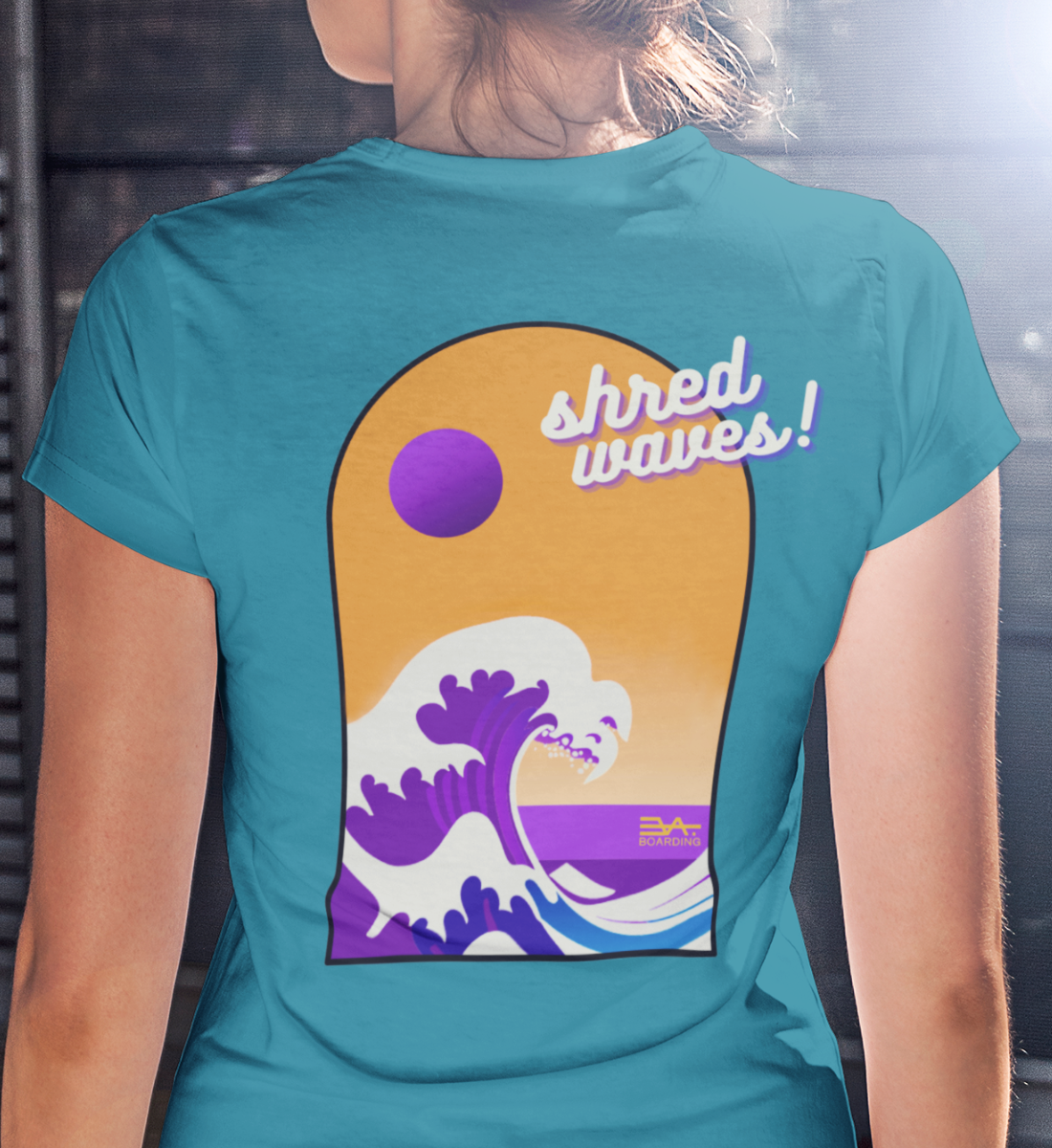 Purpel wave Eco T-shirt