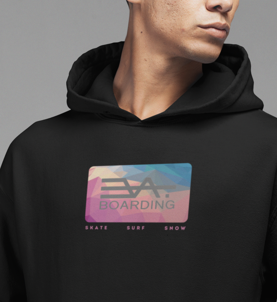 SKATE SURF SNOW Eco Hoodie