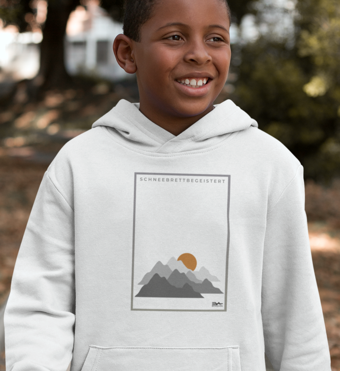 Schneebrettbegeistert Eco Hoodie