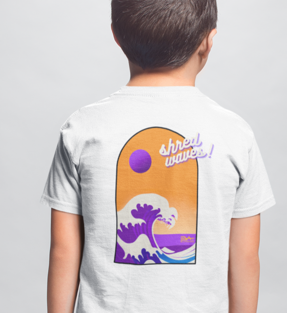 Purpel wave Eco T-shirt