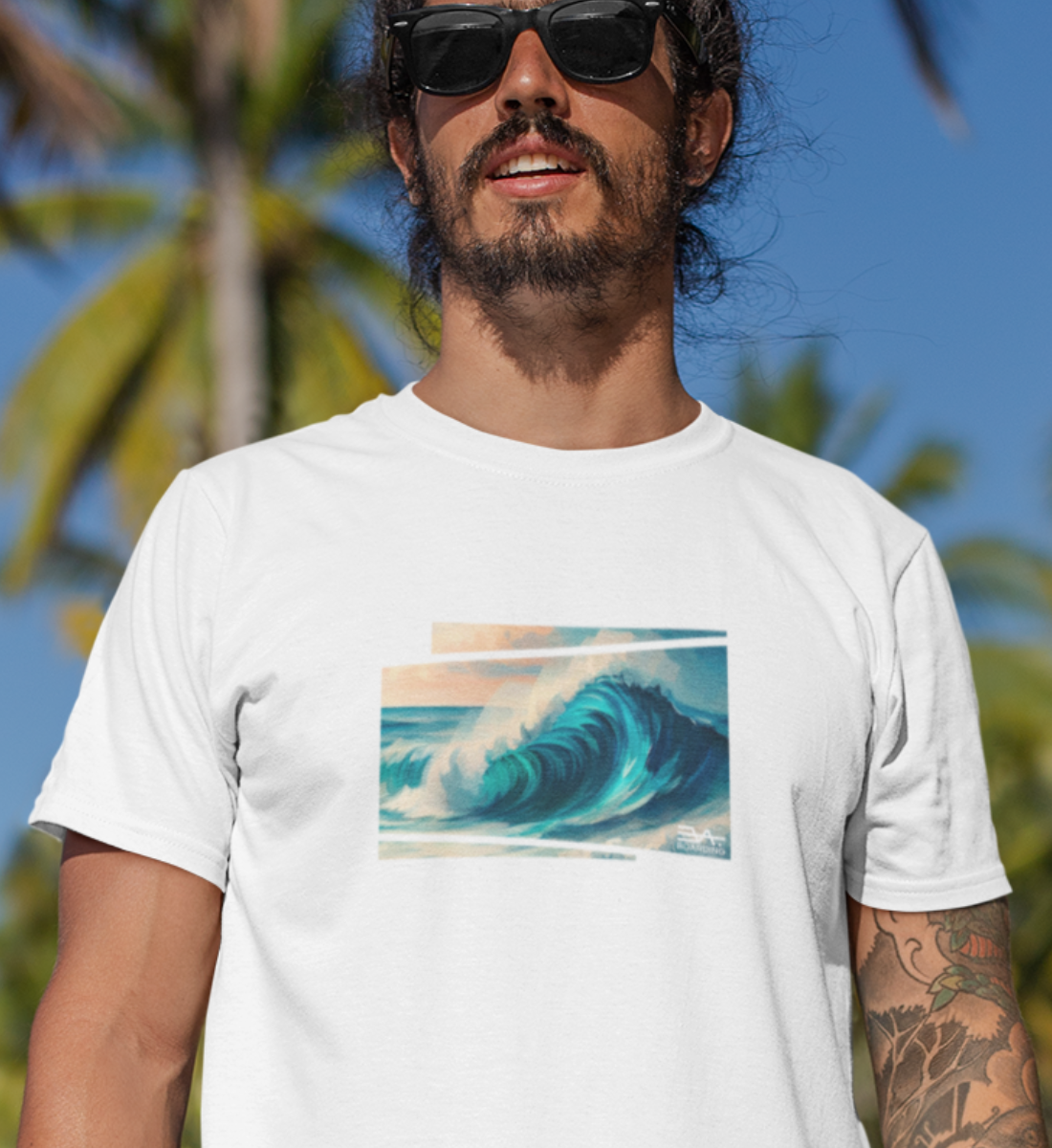 Blaue Welle Eco T-shirt