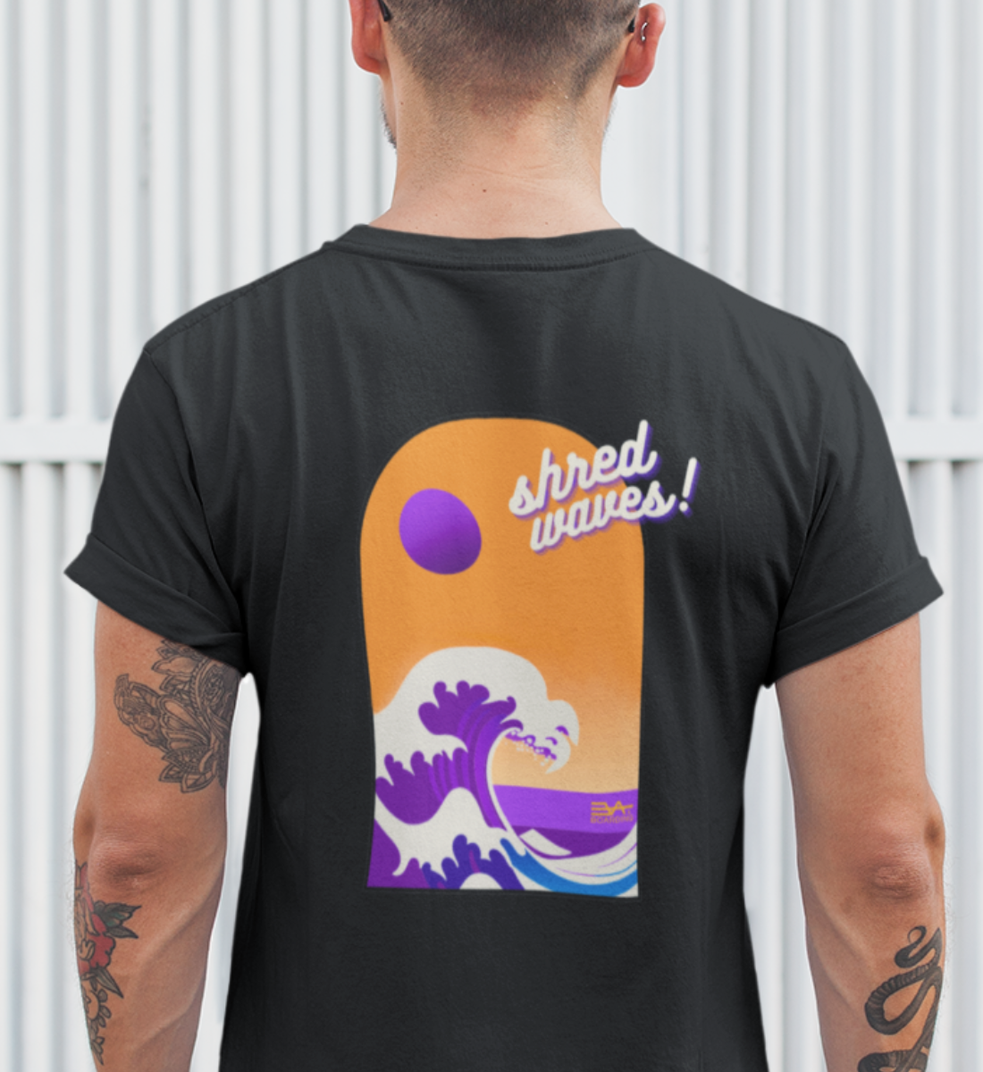 Purpel wave Eco T-shirt