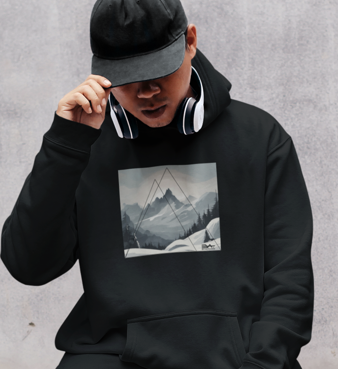 Bergspitzen Eco Hoodie_weg