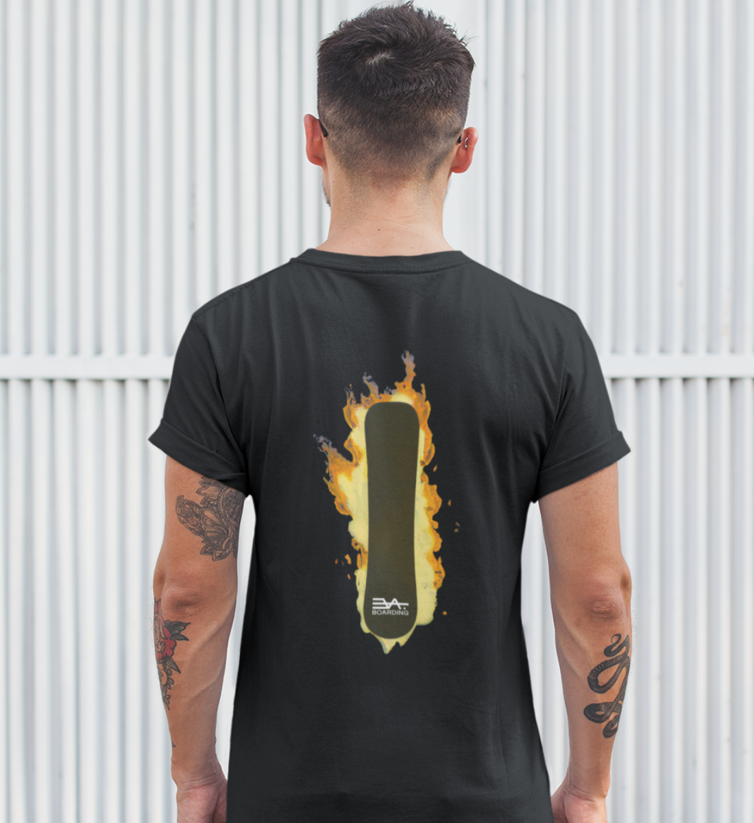 Burning Snowboard Eco T-shirt