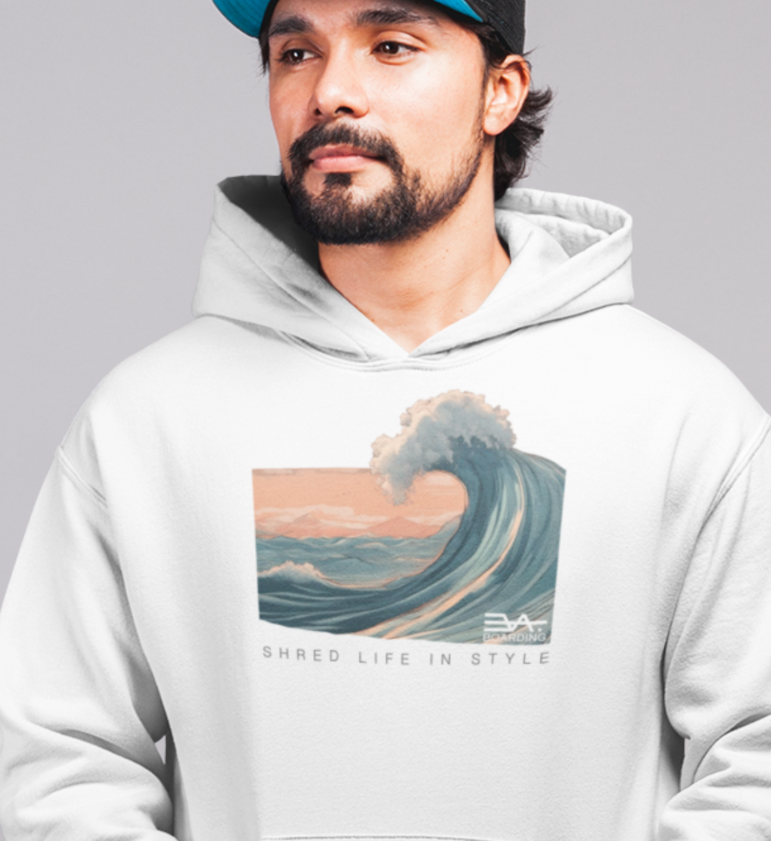 Shred waves Eco Hoodie