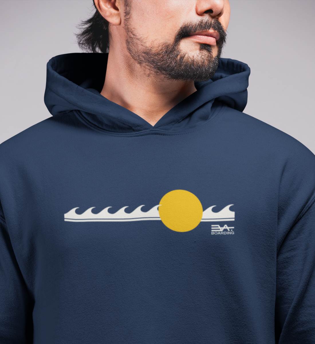 Wellen und Sonne Eco Hoodie