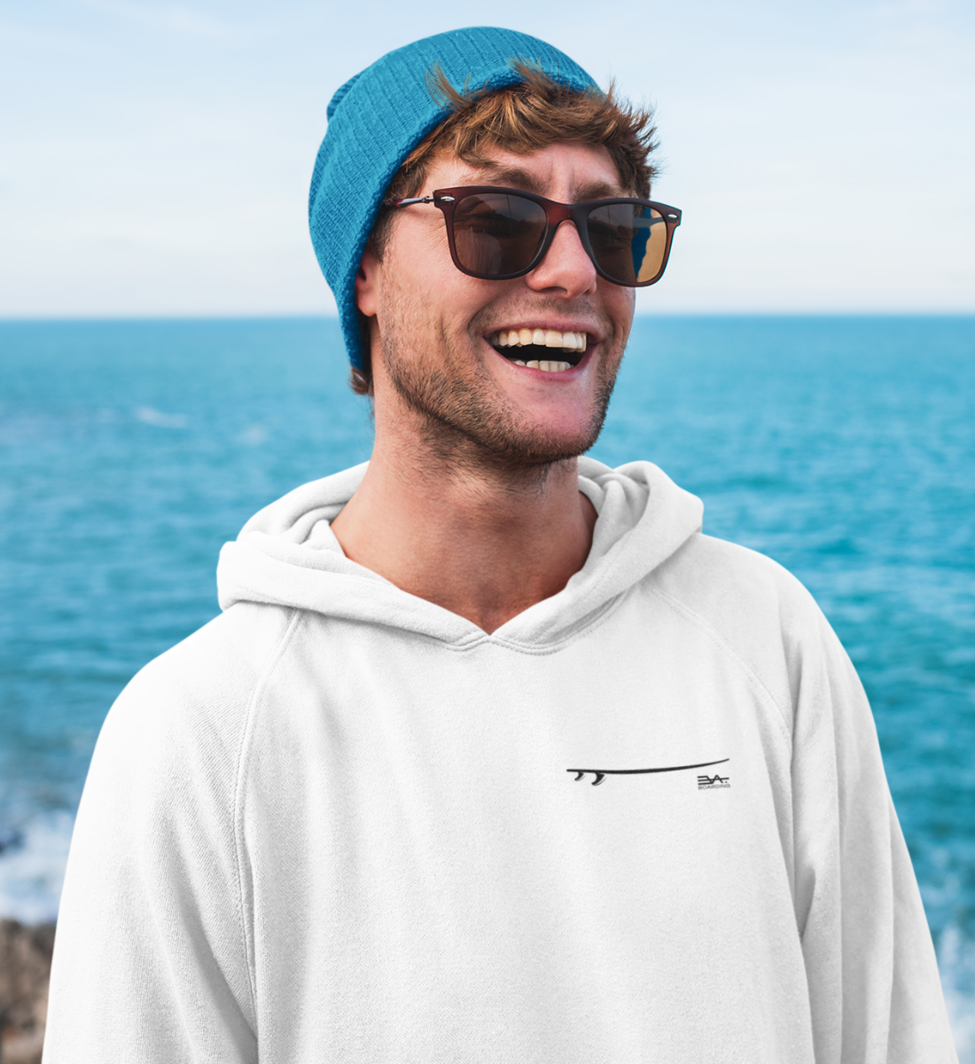 Surfbrett Eco Hoodie