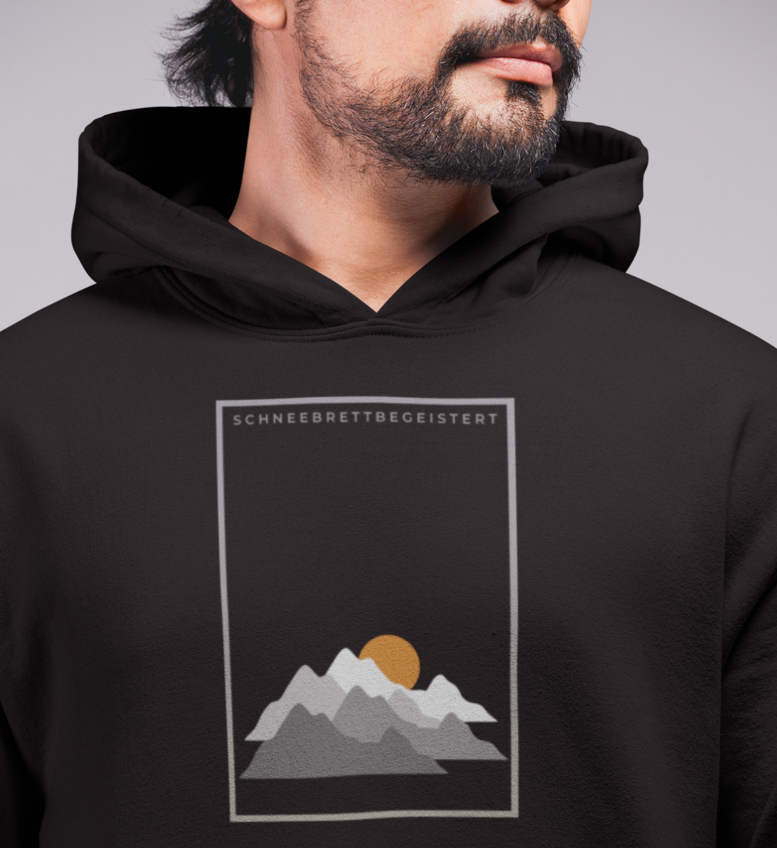 Schneebrettbegeistert Eco Hoodie