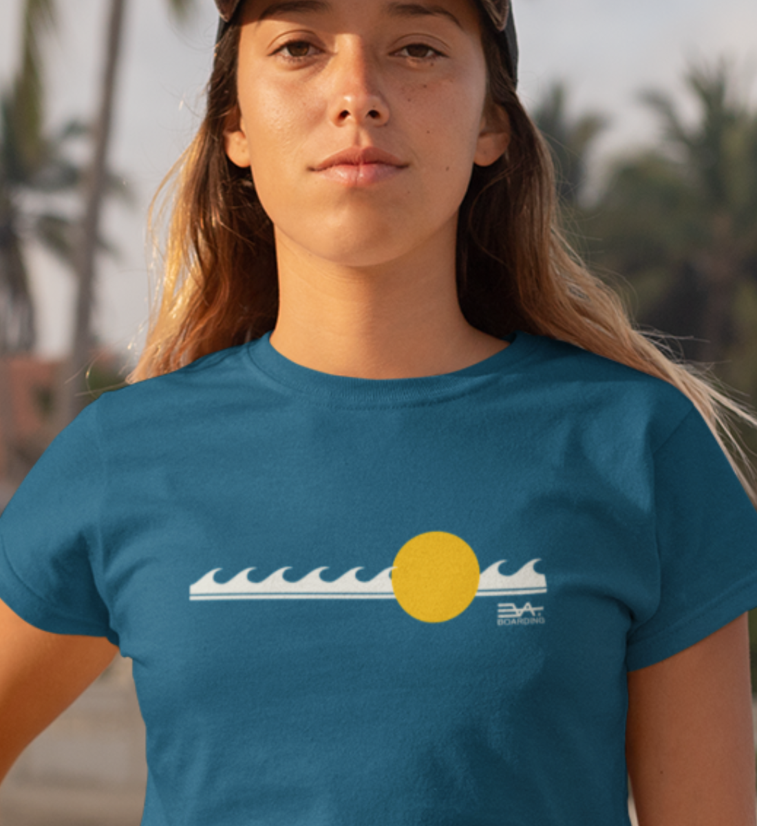 Wellen und Sonne Eco T-shirt