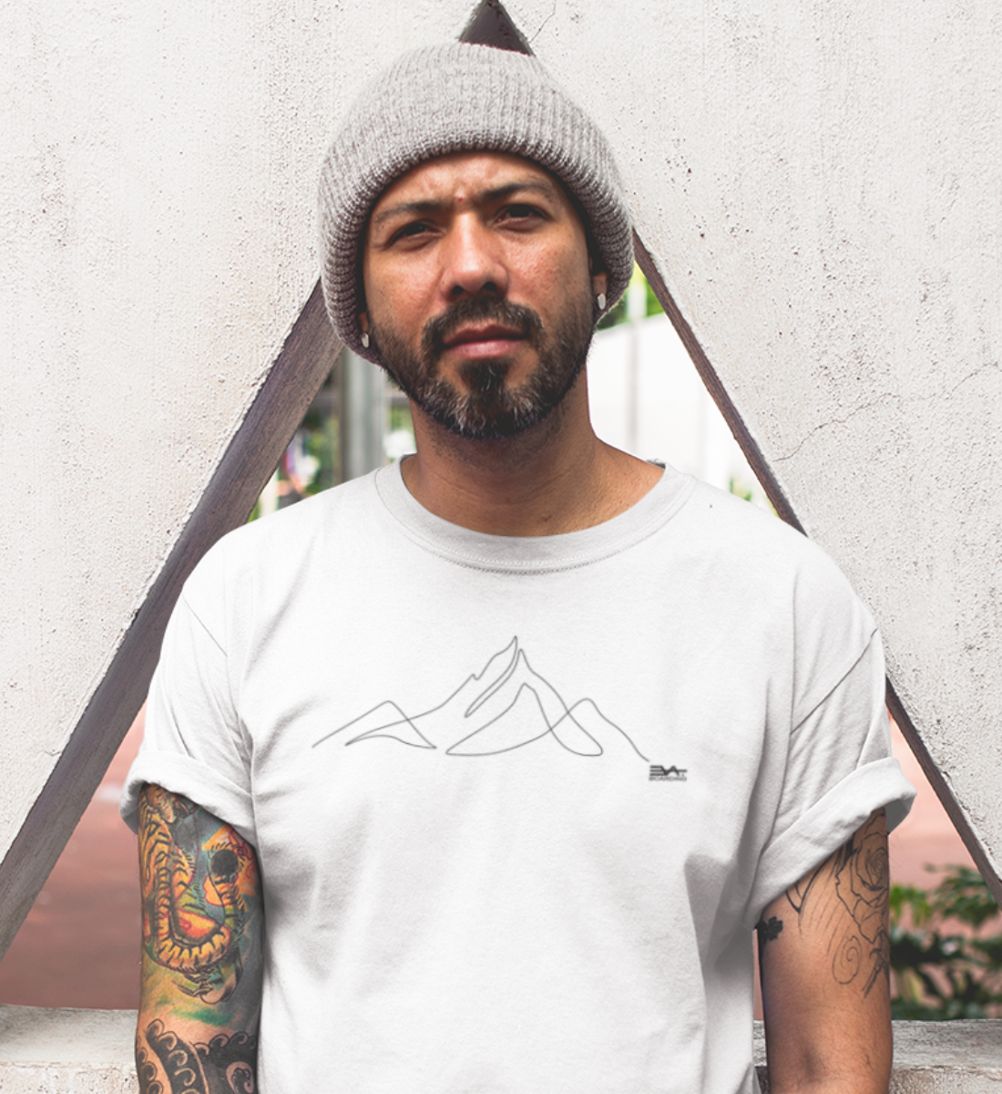 One line Mountain Eco T-shirt