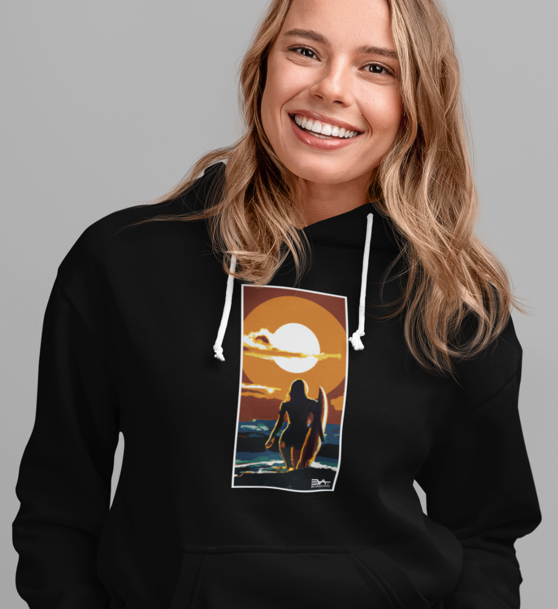 Sunset girl Eco Hoodie