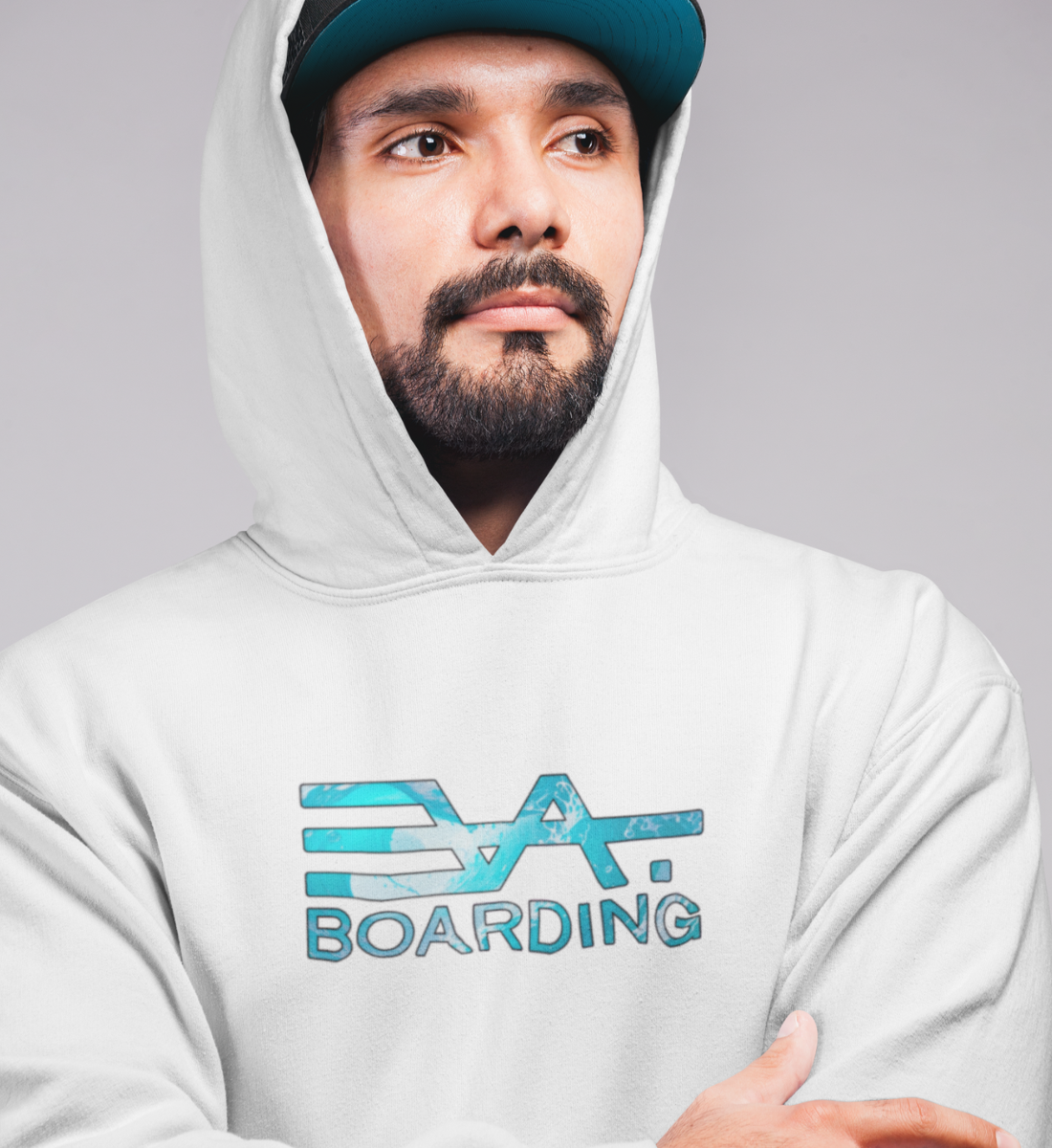 Logo groß Welle Eco Hoodie