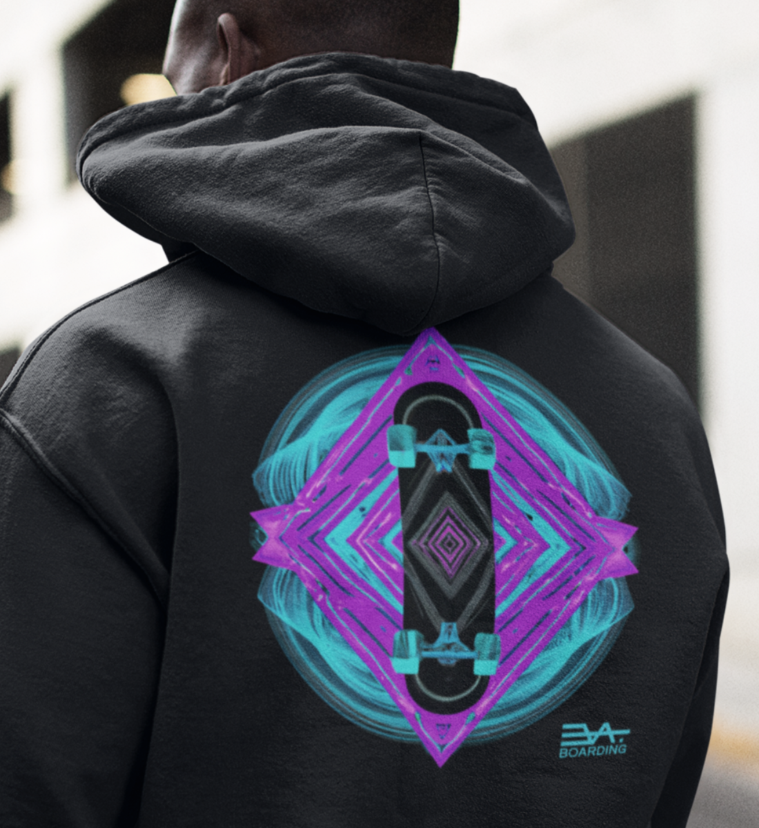 Space back Eco Hoodie