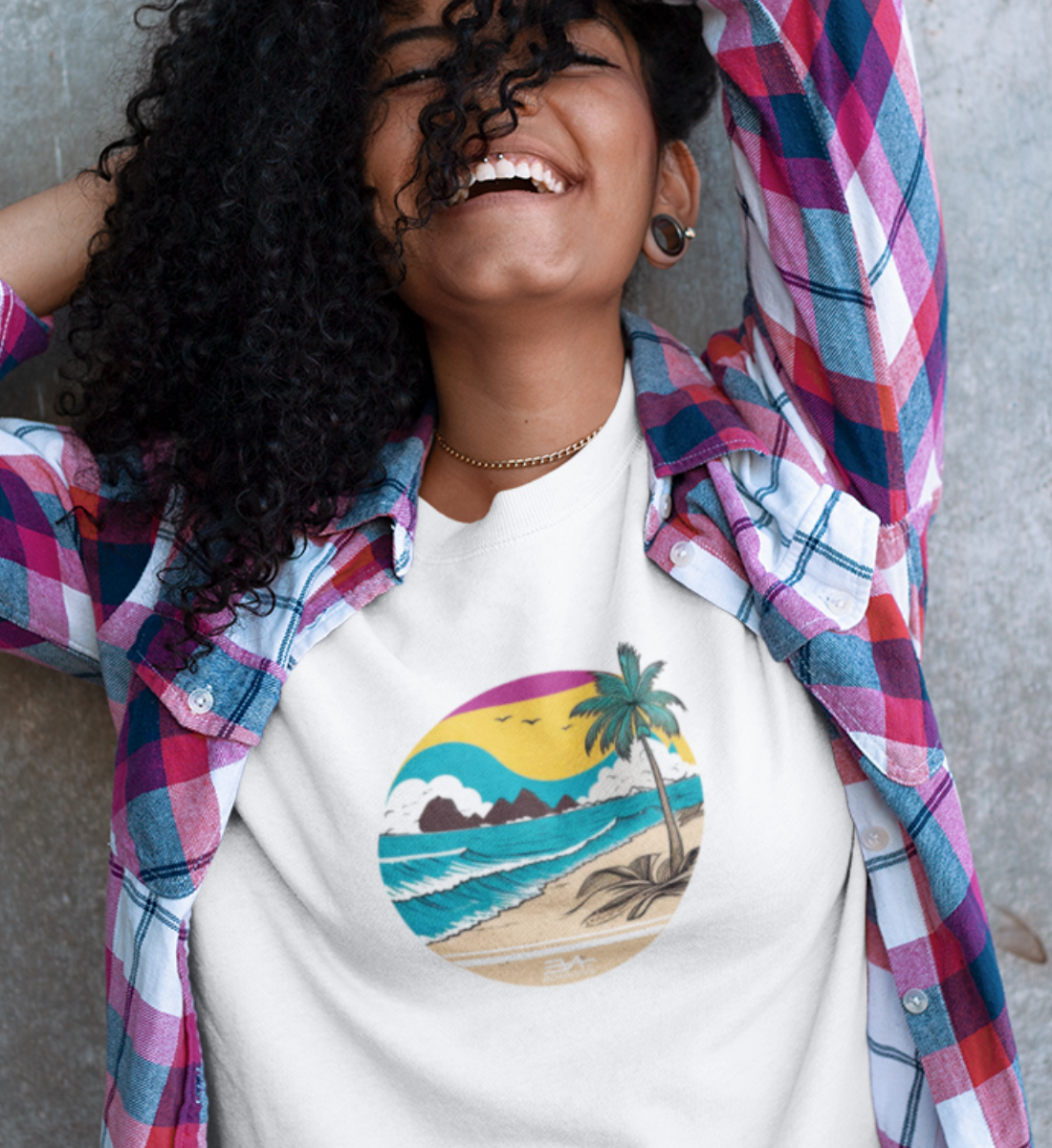 At the beach Eco T-shirt