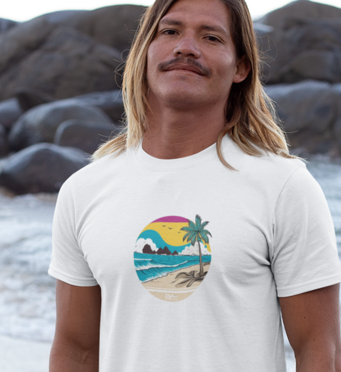 At the beach Eco T-shirt