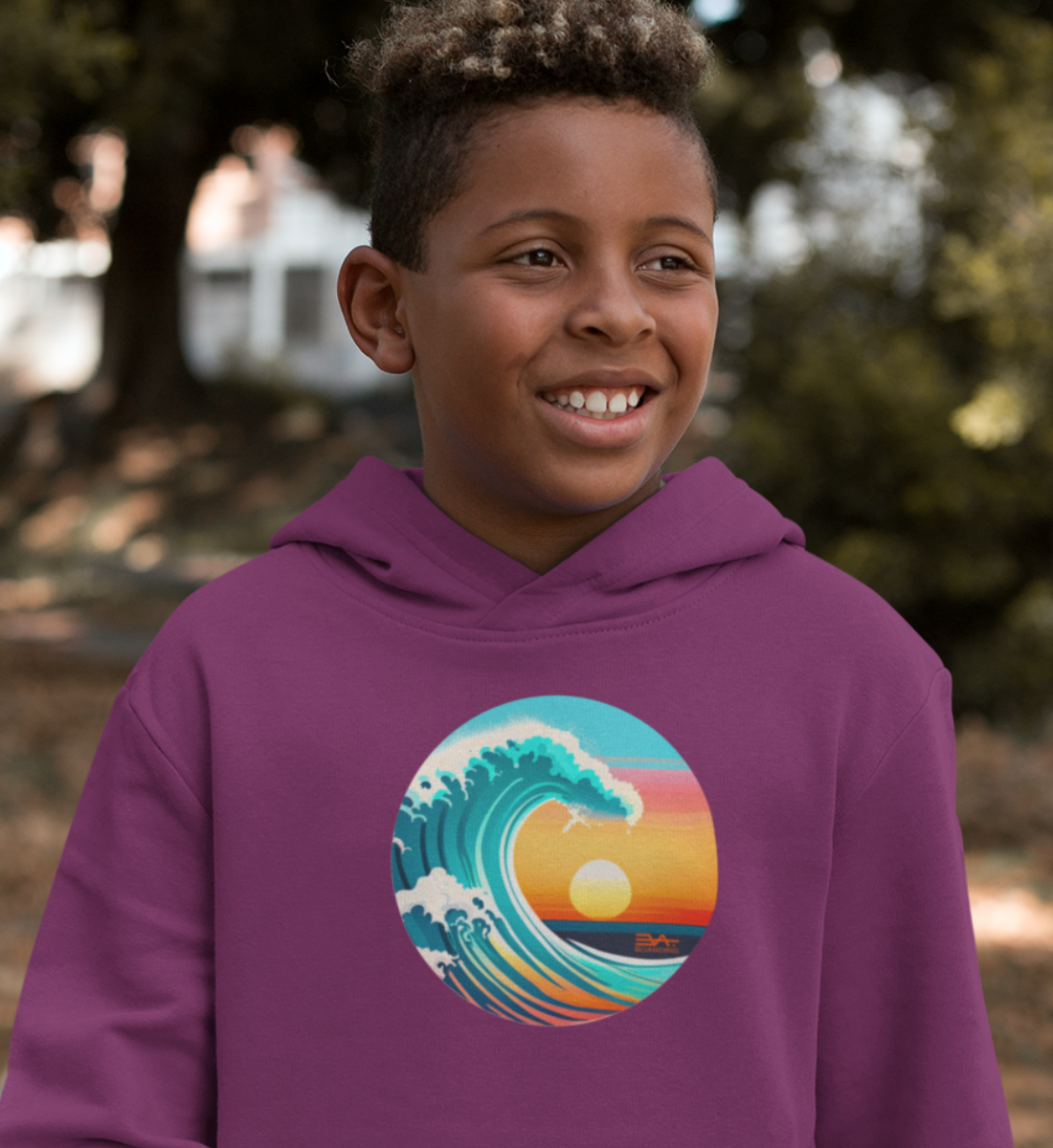 Grüne Welle Eco Hoodie