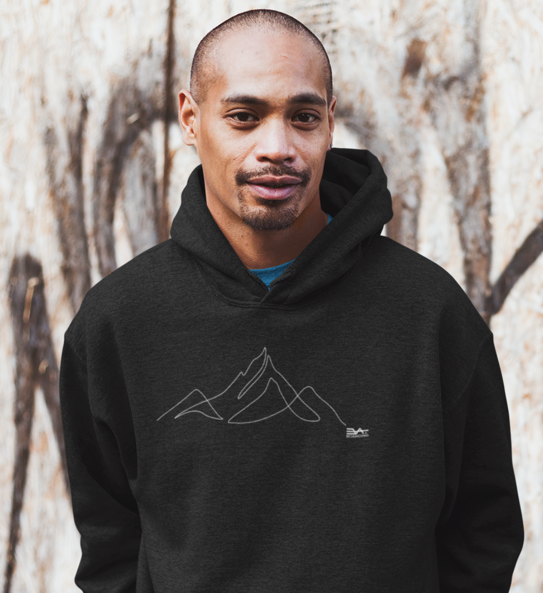 One line Mountain Eco Hoodie