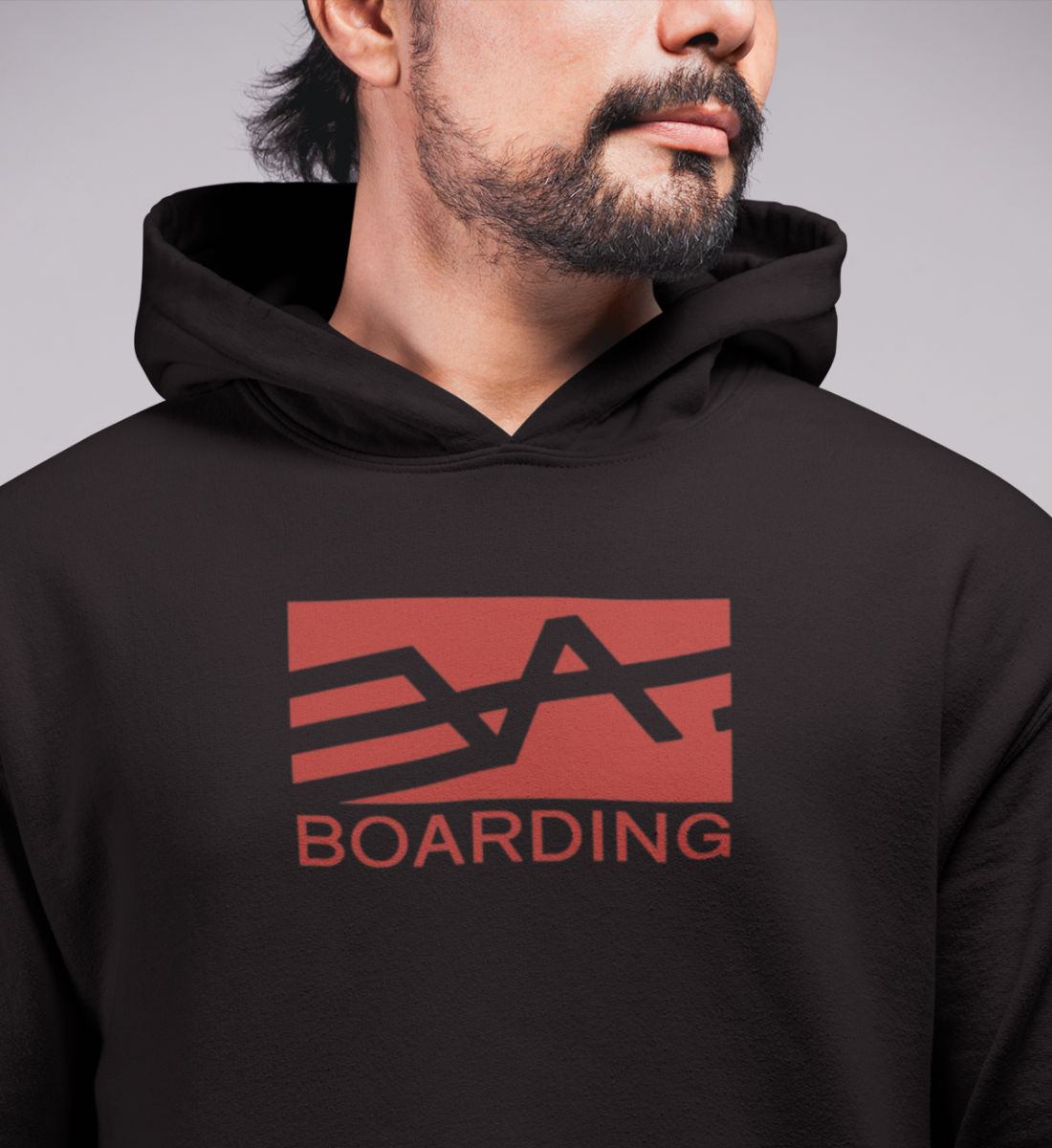 Logo rot Eco Hoodie