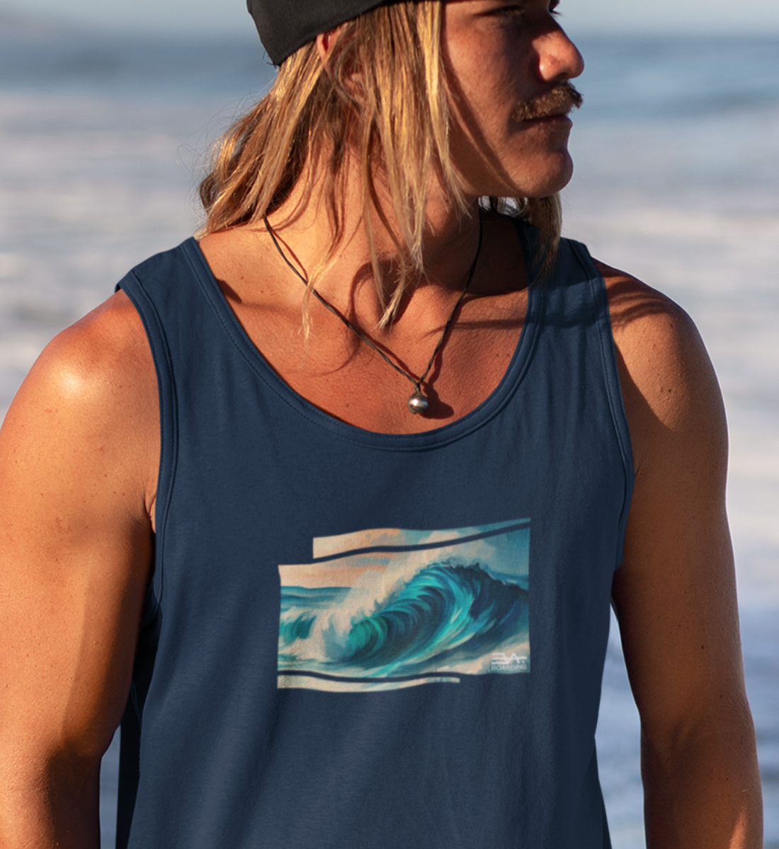 Blaue Welle Tanktop