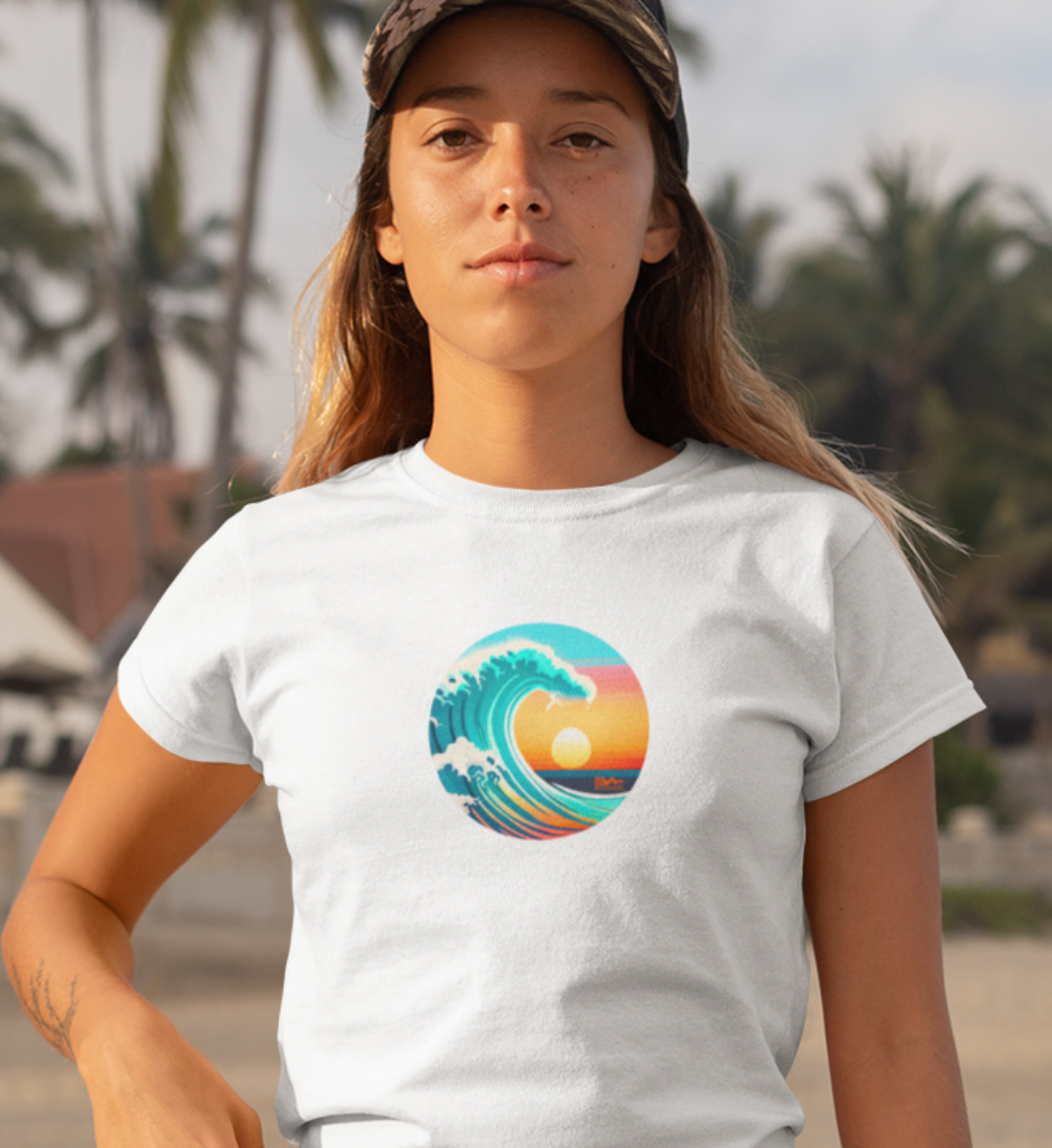 Grüne Welle Eco T-shirt