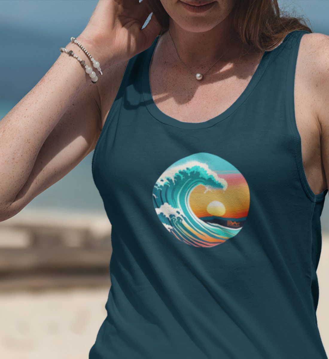 Grüne Welle Tanktop