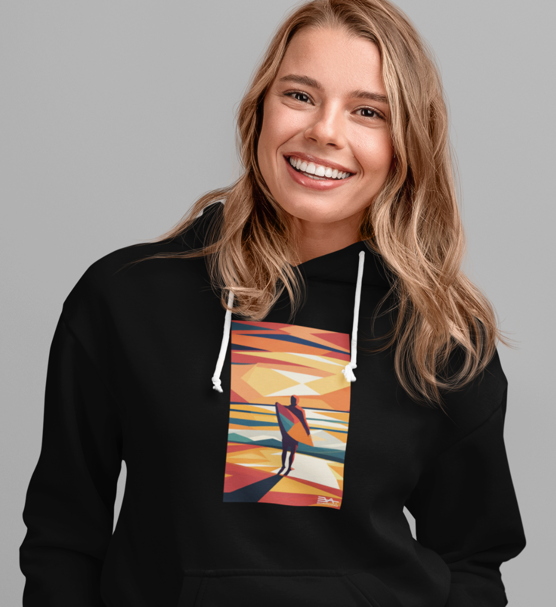 Sunset surf Eco Hoodie