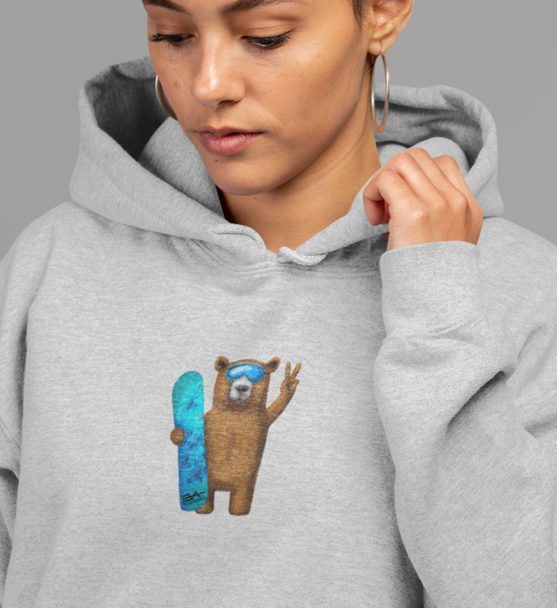 Peace Bär Eco Hoodie