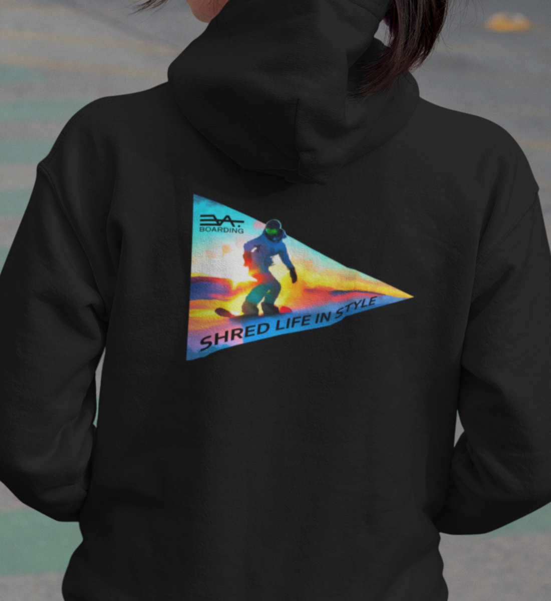 Shred girl Eco Hoodie