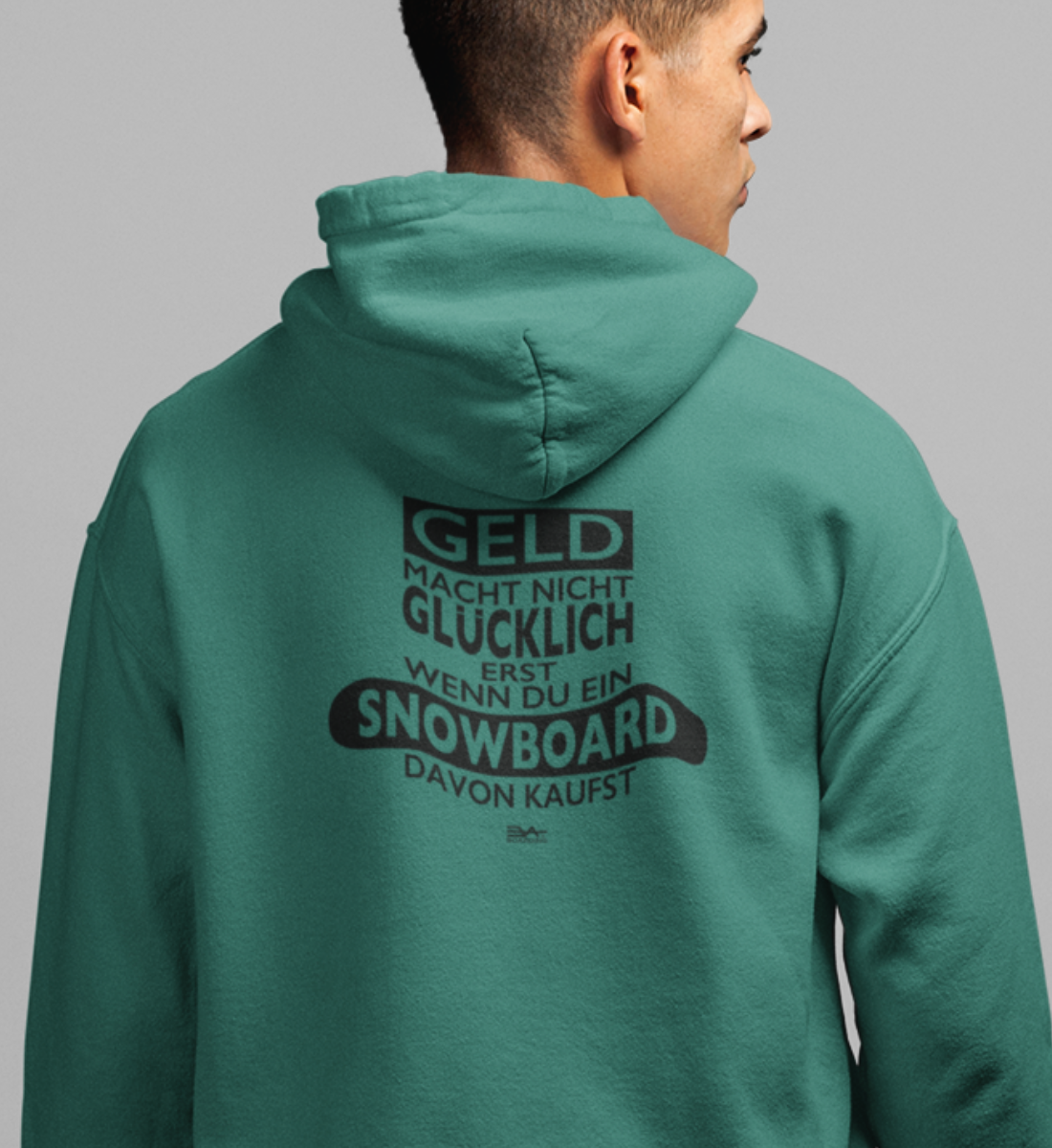 Glück gleich Snowboard Eco Hoodie