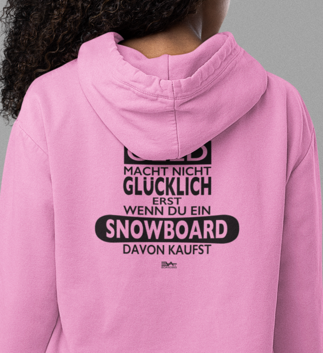 Glück gleich Snowboard Eco Hoodie