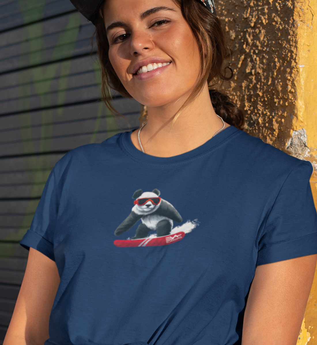 Snowboard Panda Eco T-Shirt