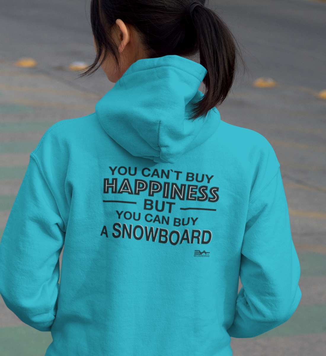 Happiness Snowboard Eco Hoodie