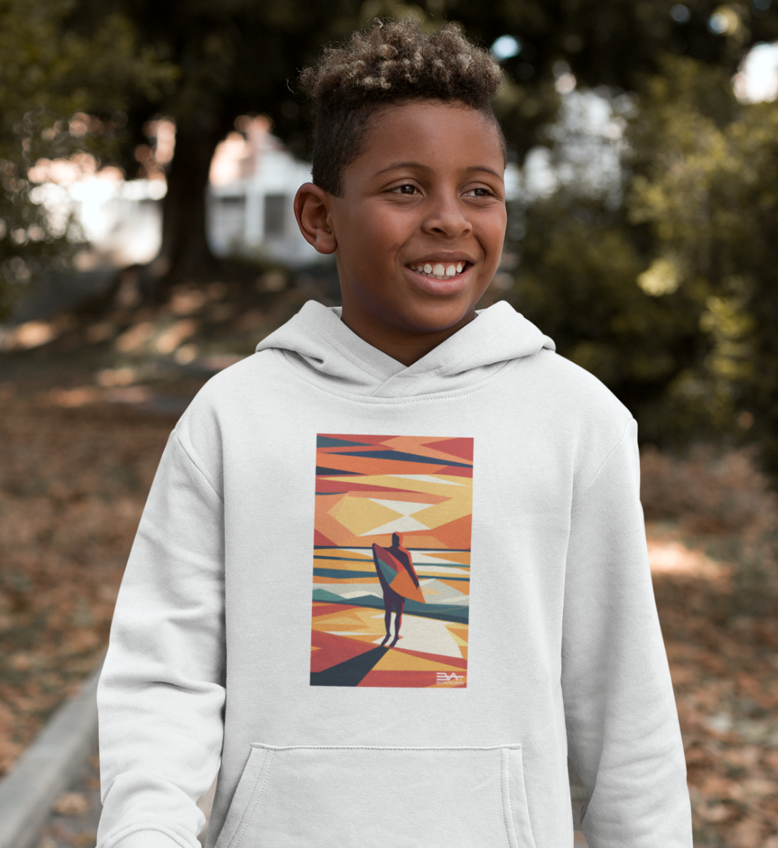 Sunset Surf Eco Hoodie