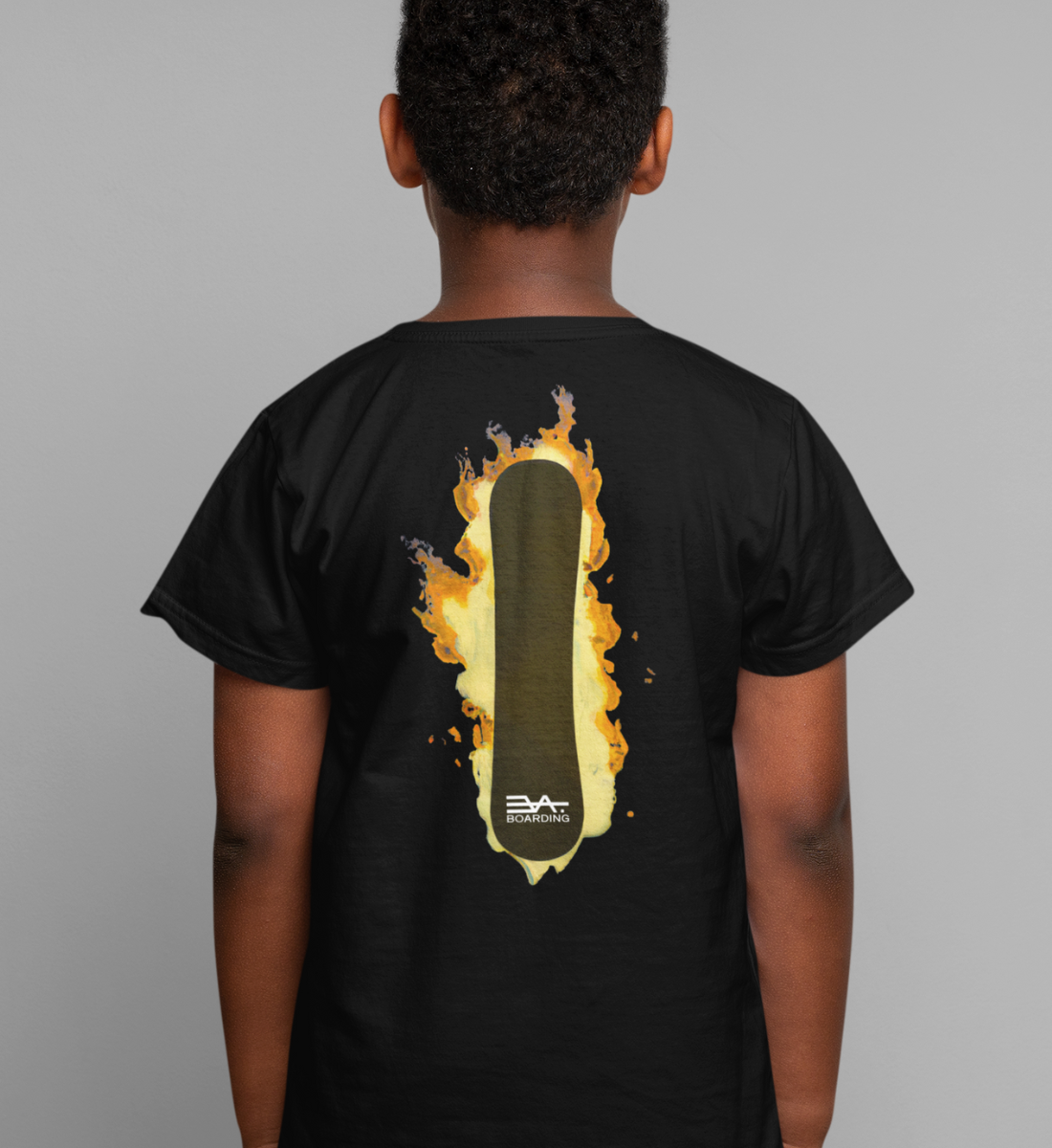 Burning Snowboard Eco T-shirt