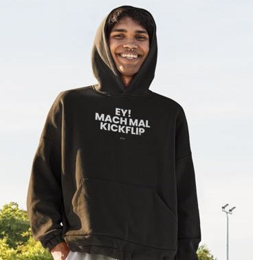 Ey mach mal Kickflip Eco Hoodie