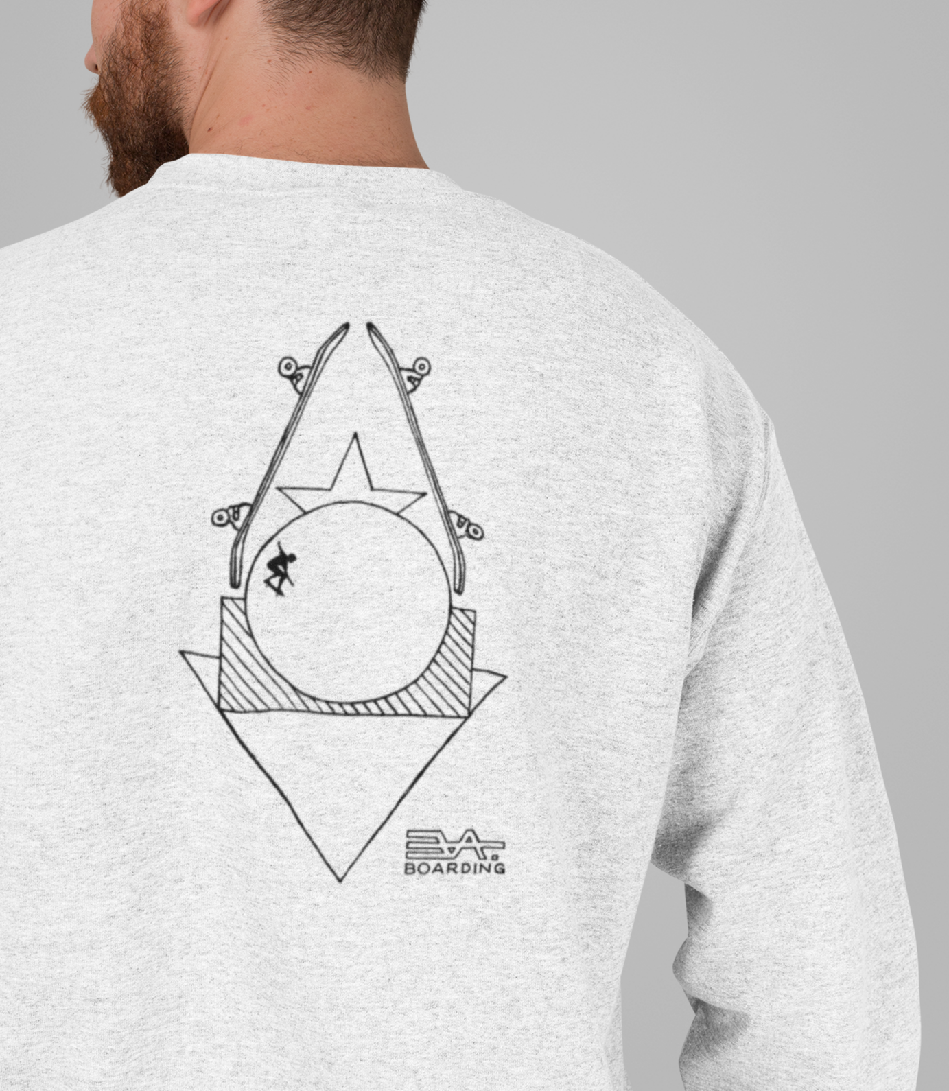 Rücken-Stern Eco Sweatshirt