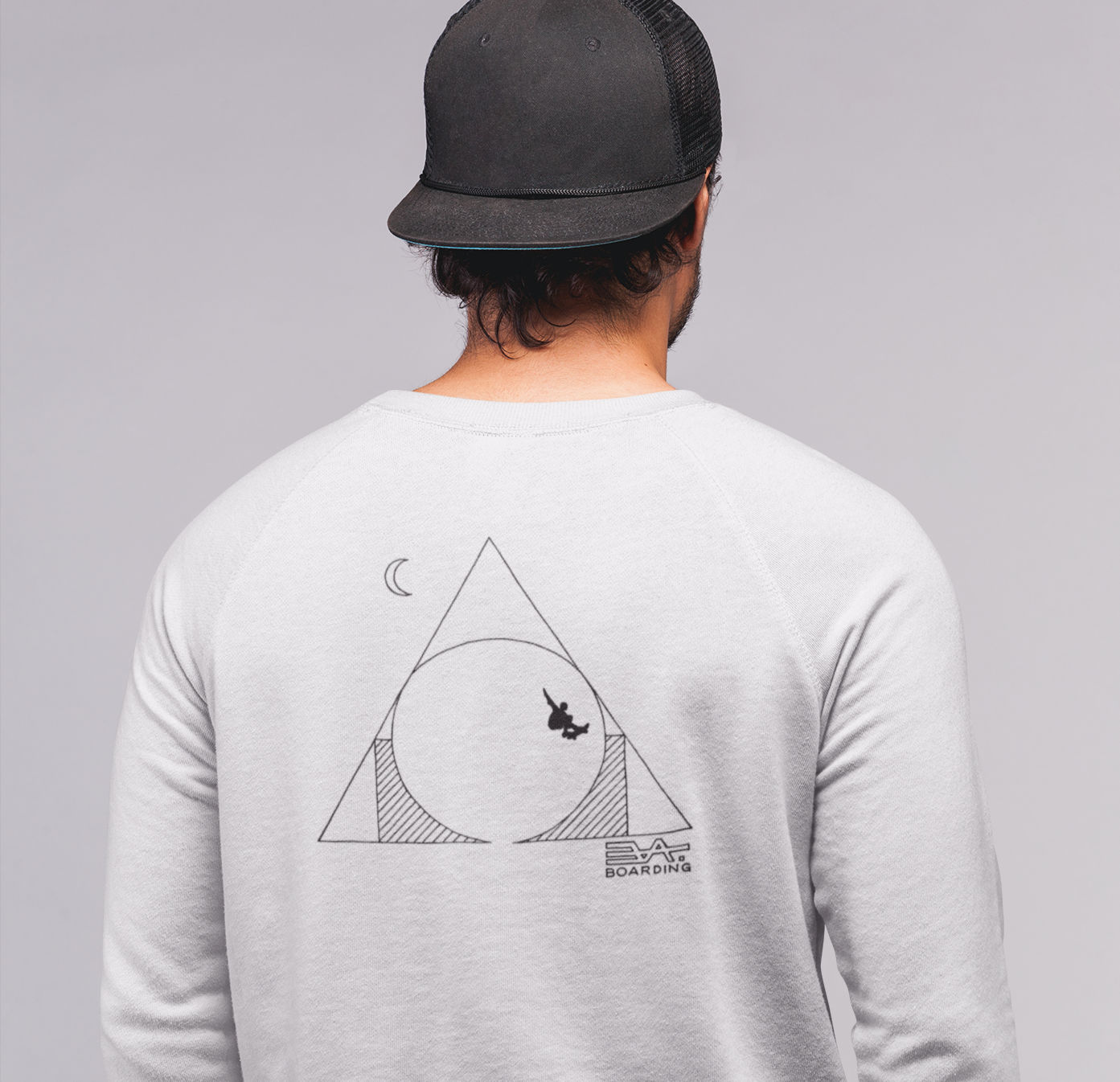 Rücken-Mond Eco Sweatshirt