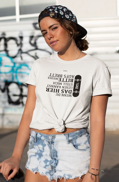 Aufstellen bitte Eco T-shirt_nicht