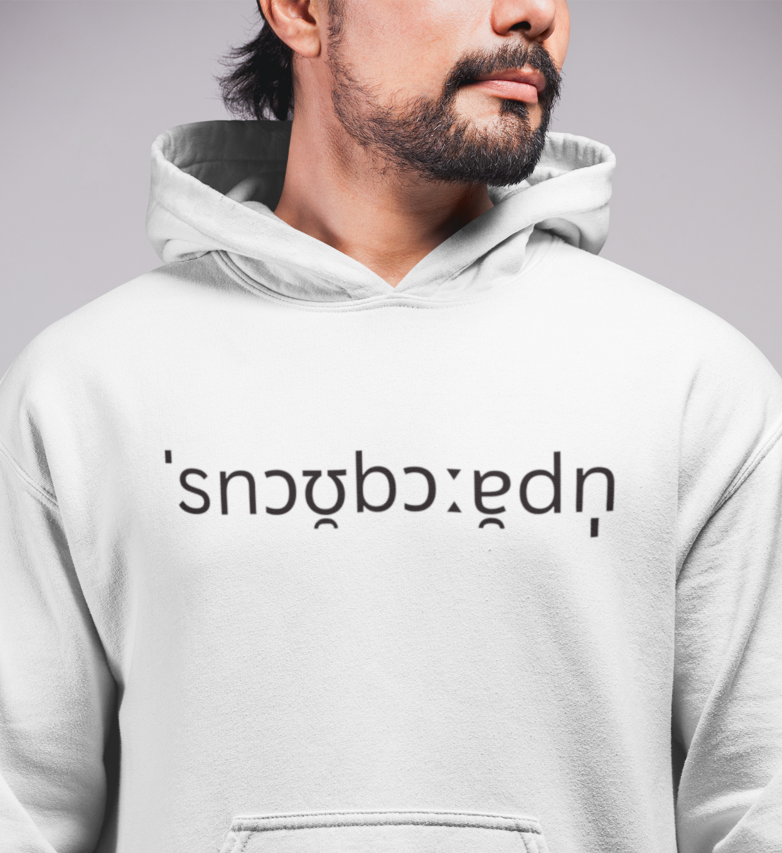 Lautschrift snowboarden Eco Hoodie