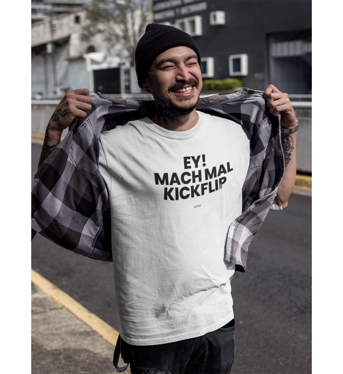 Ey mach mal Kickflip Eco T-shirt_nicht