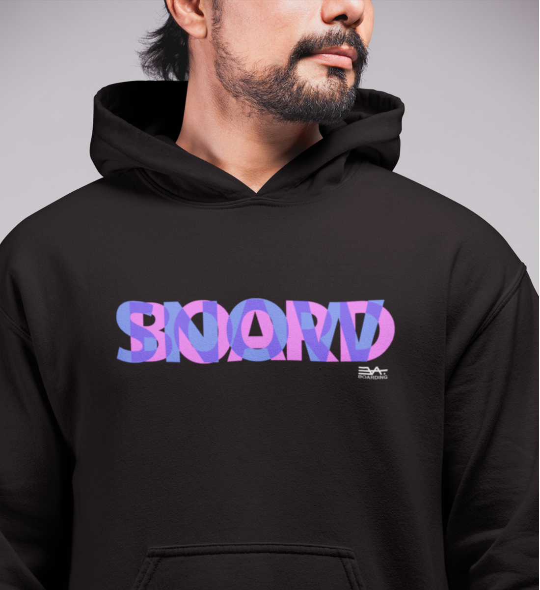 SNOW BOARD lila Eco Hoodie