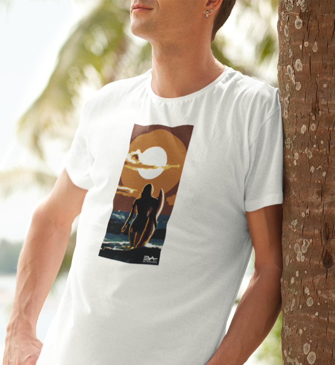 Surfer woman Eco T-shirt