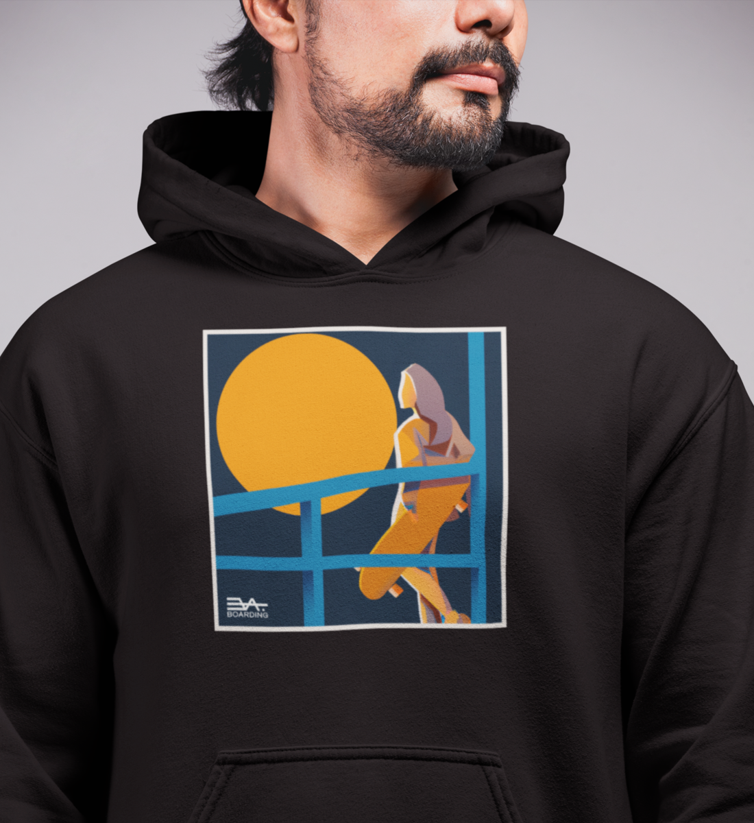 Sunset girl Eco Hoodie