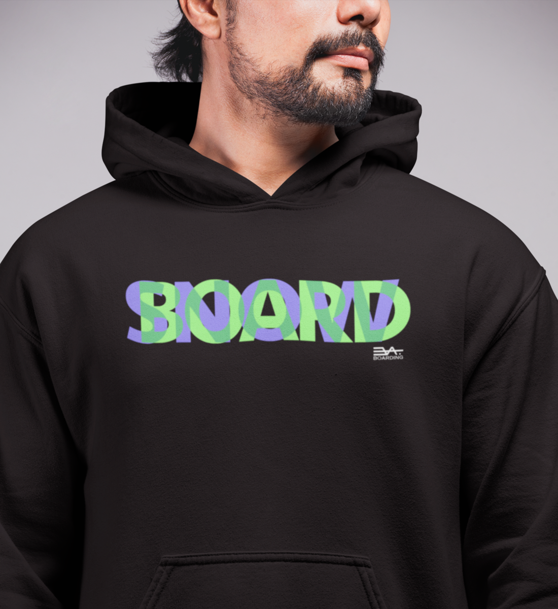 SNOW BOARD grün Eco Hoodie