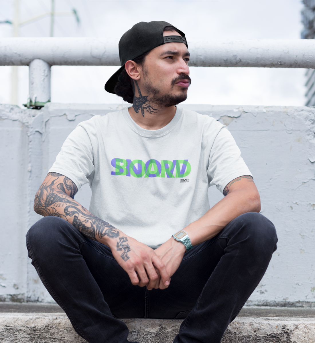 SNOW BOARD Eco T-shirt_nicht