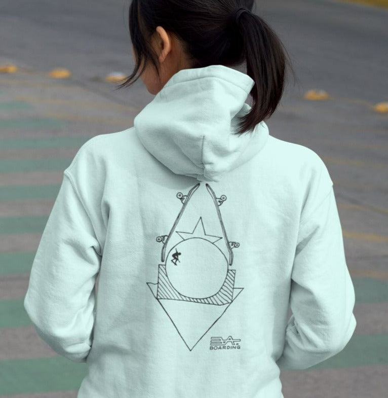 Rücken-Stern Eco Hoodie